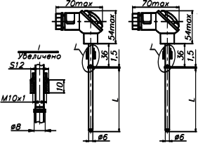 Комплект термопреобразователей платиновых технических разностных типа КТПТР-04, КТПТР-05