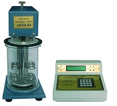 Аппарат автоматический для определения температуры размягчения битумов на 4 пробы АКШ-04