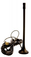 Компактная антенна на магнитной базе с кабелем длинной 2,5 м Применяется совместно с модемом ПМ01 и модемами сторонних производителей оснащенными разъемом SMA-F.